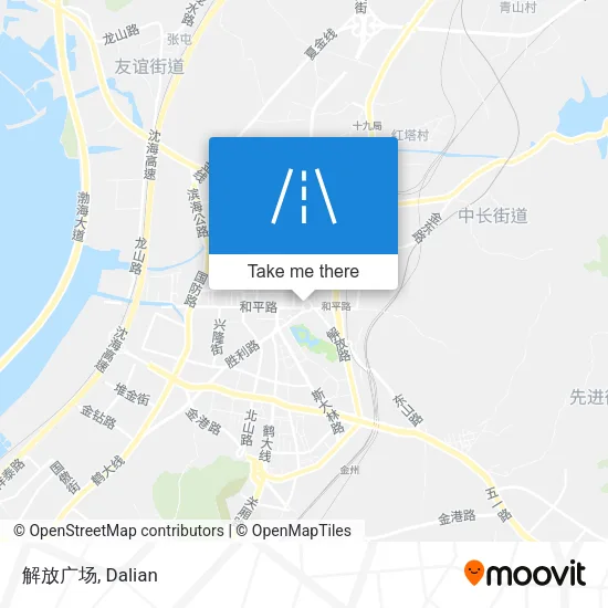 解放广场 map