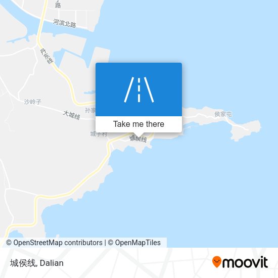 城侯线 map
