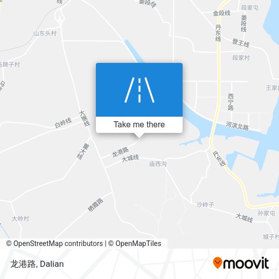 龙港路 map