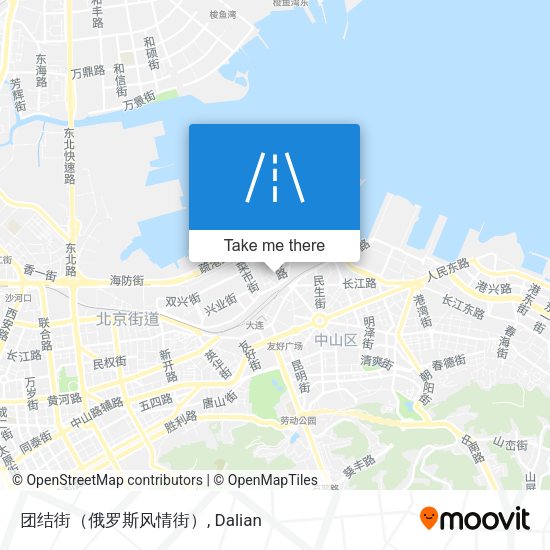 团结街（俄罗斯风情街） map