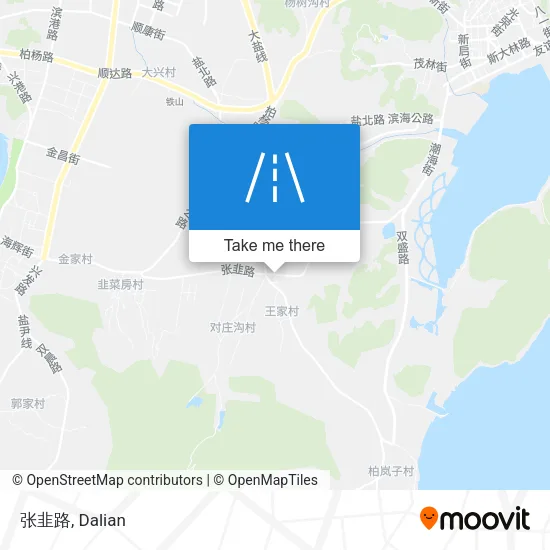 张韭路 map