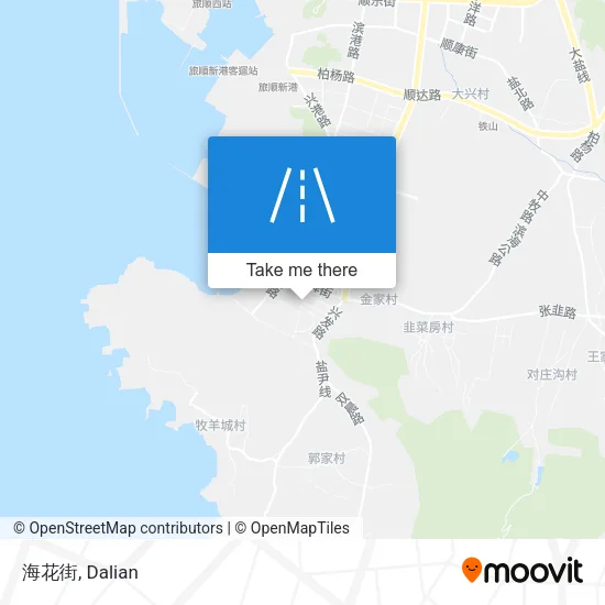 海花街 map