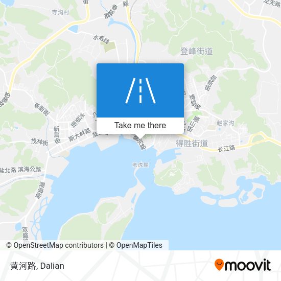 黄河路 map