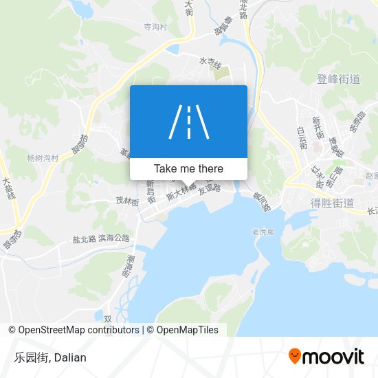 乐园街 map