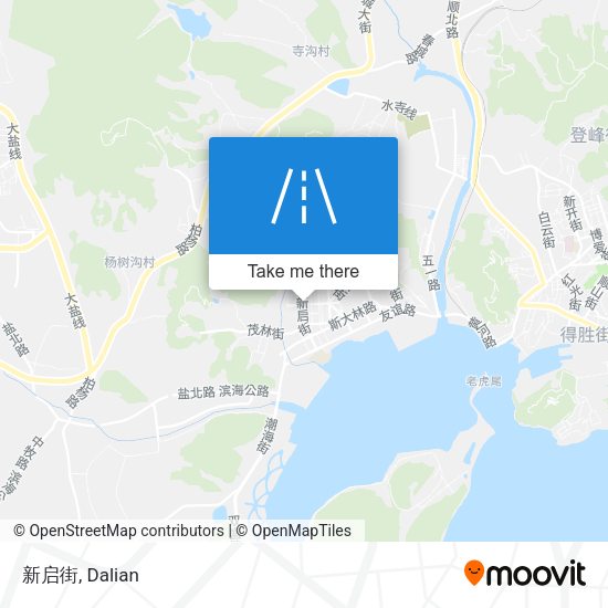 新启街 map