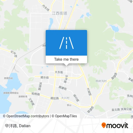 华洋路 map