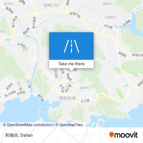 和顺街 map