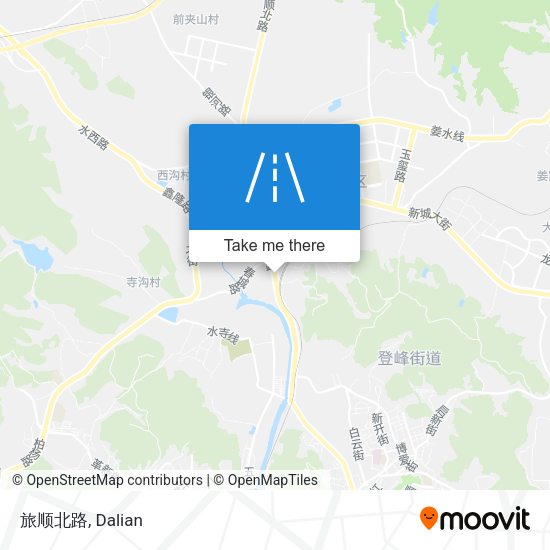 旅顺北路 map