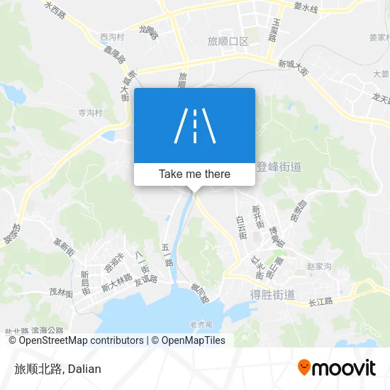 旅顺北路 map