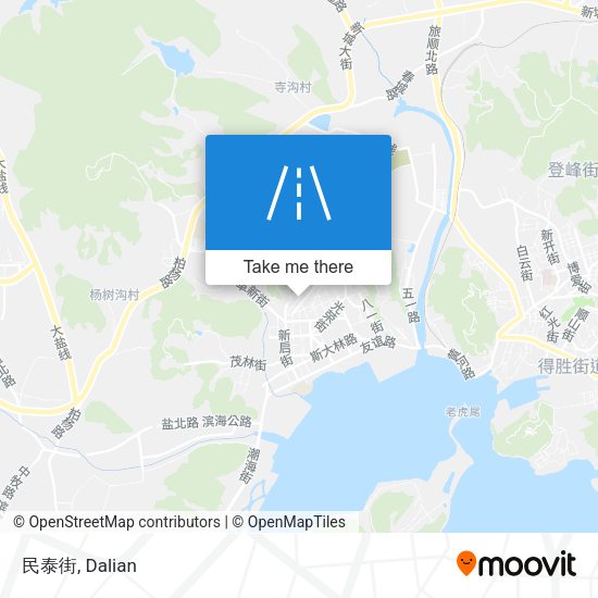 民泰街 map