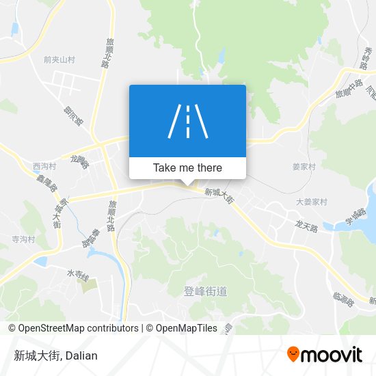 新城大街 map
