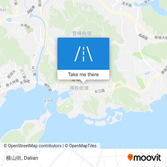 横山街 map