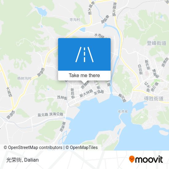 光荣街 map