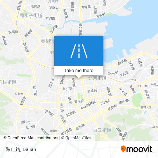 鞍山路 map