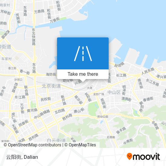 云阳街 map