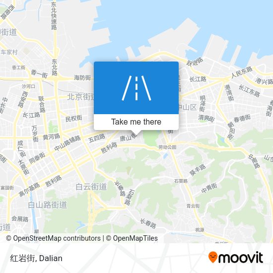 红岩街 map