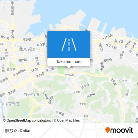 解放路 map