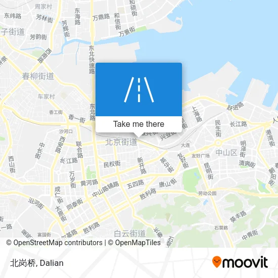 北岗桥 map