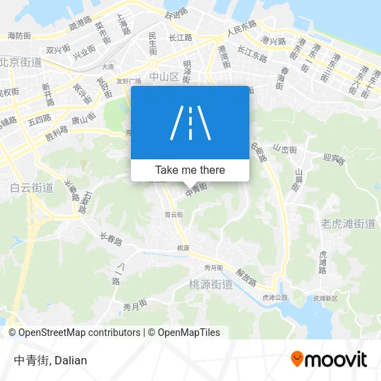 中青街 map