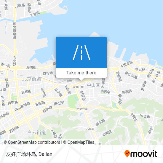 友好广场环岛 map