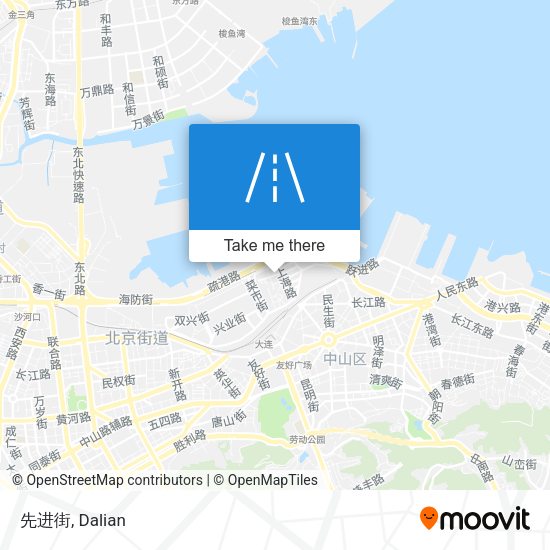 先进街 map