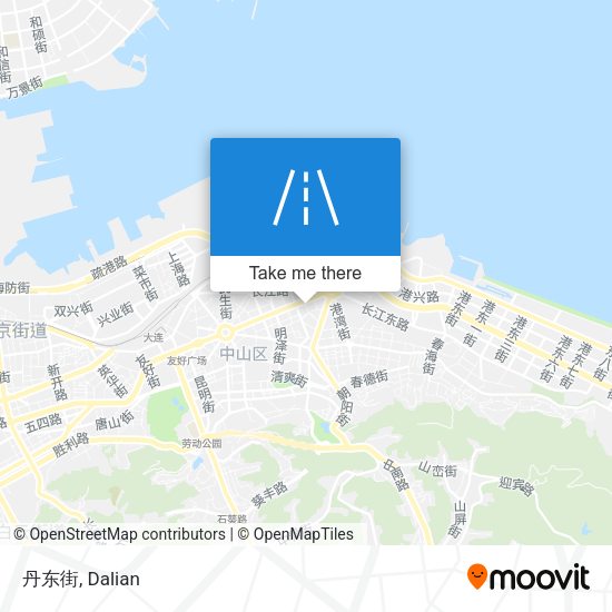 丹东街 map