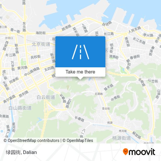 绿园街 map