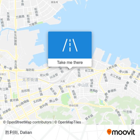 胜利街 map