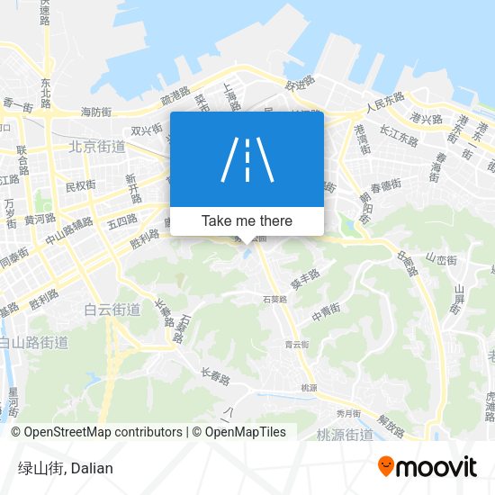 绿山街 map