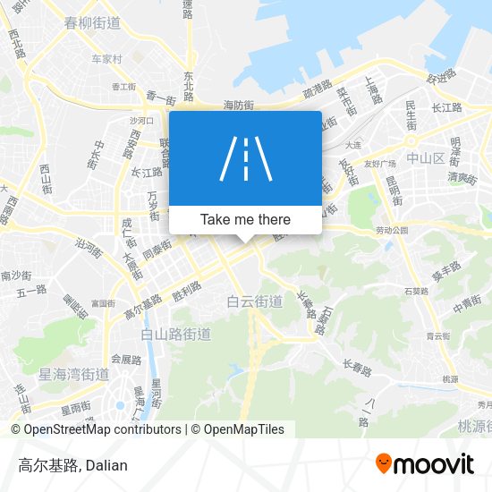 高尔基路 map