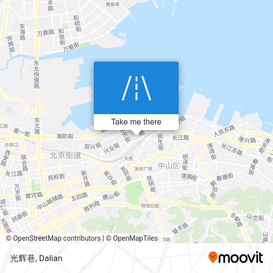 光辉巷 map