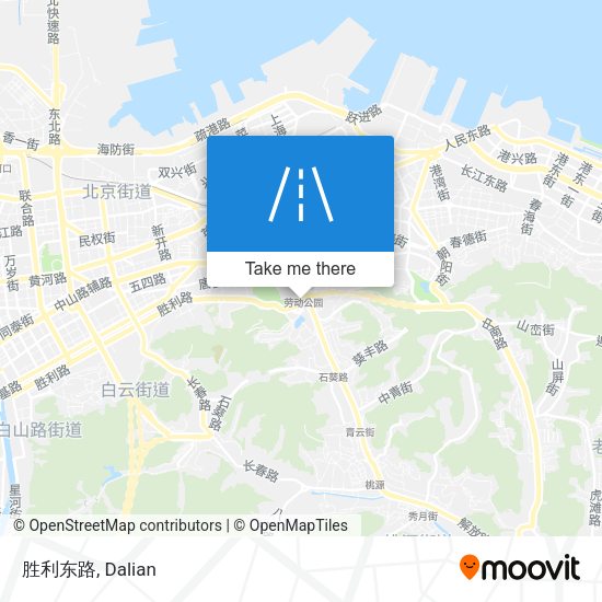 胜利东路 map