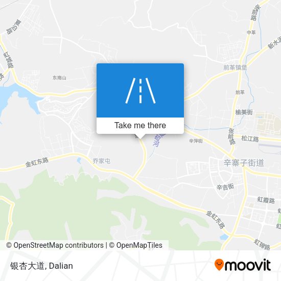 银杏大道 map