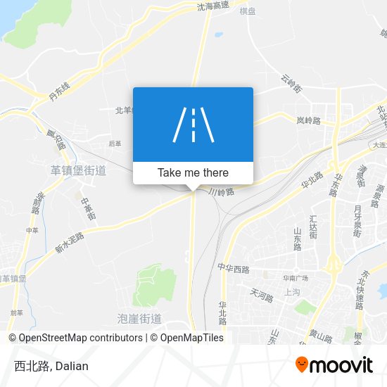 西北路 map