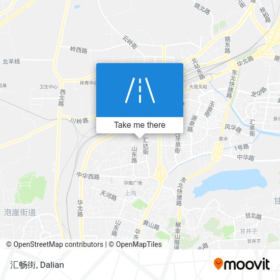 汇畅街 map