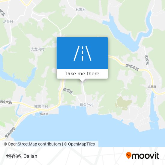 鲍香路 map