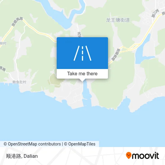 顺港路 map