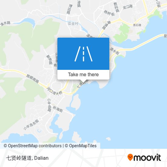 七贤岭隧道 map