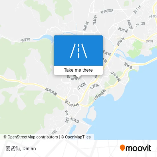 爱贤街 map