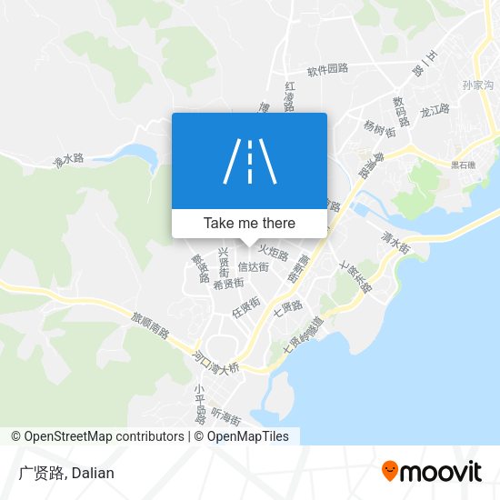 广贤路 map