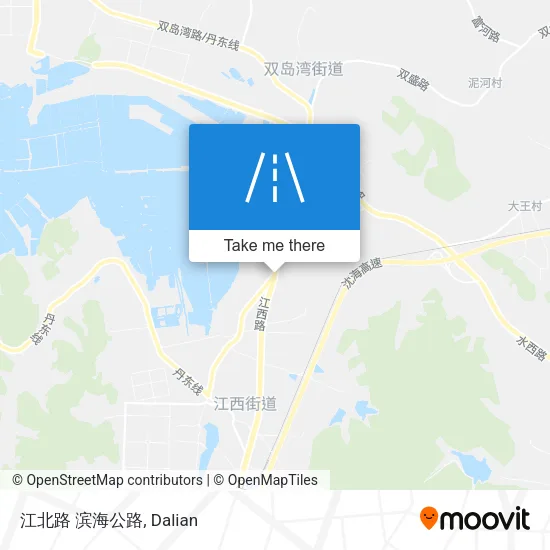 江北路 滨海公路 map