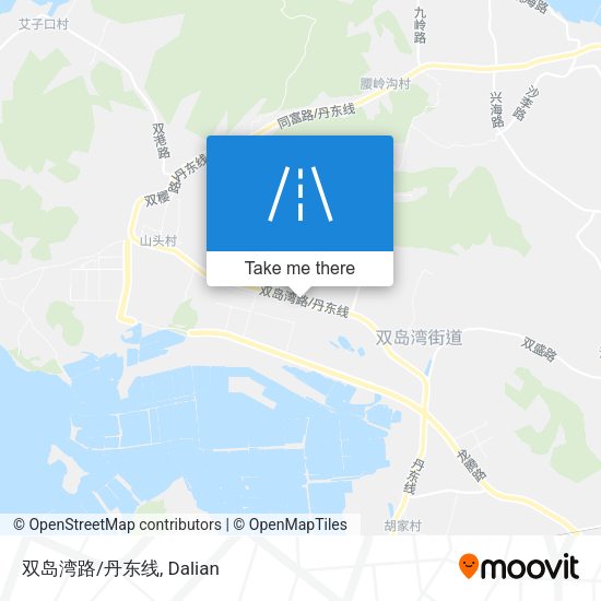 双岛湾路/丹东线 map