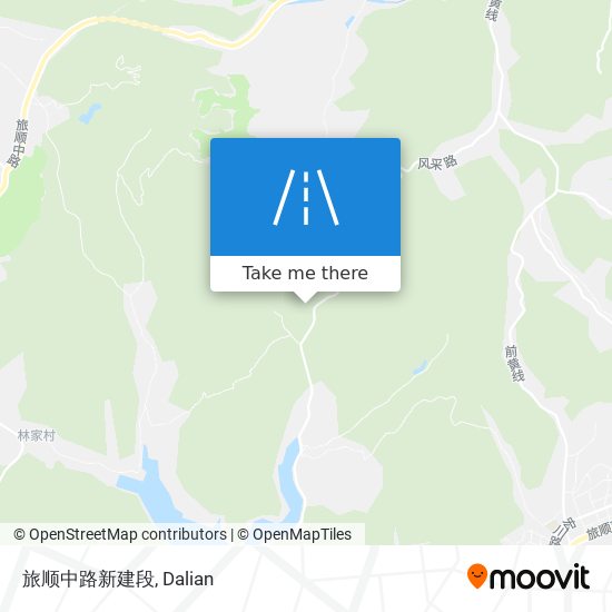 旅顺中路新建段 map