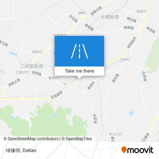 绿缘街 map