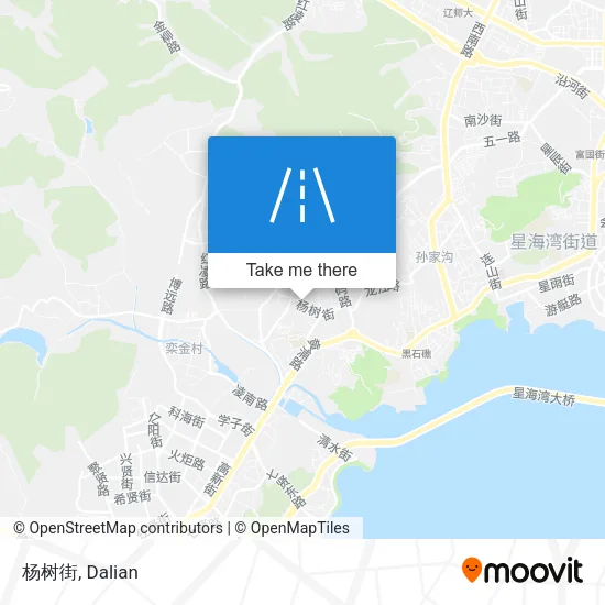 杨树街 map