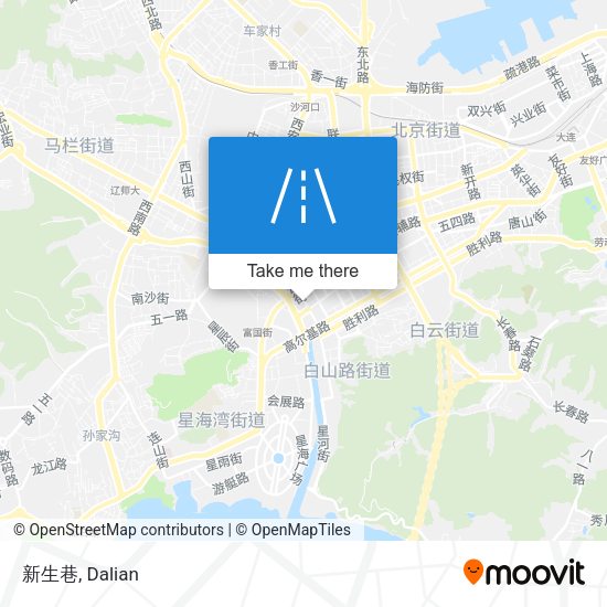 新生巷 map