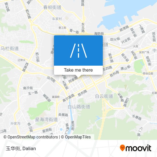玉华街 map