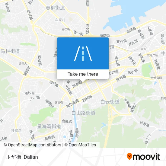 玉华街 map