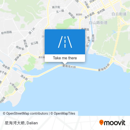 星海湾大桥 map