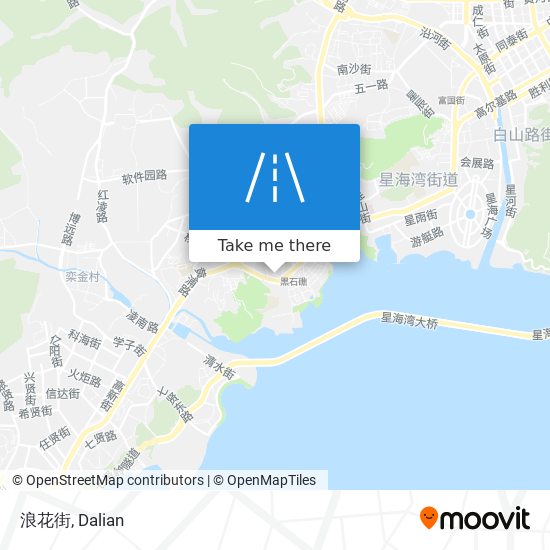 How to get to 浪花街in 沙河口区by Bus or Metro?